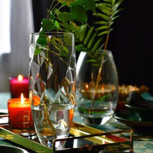 Wazon na kwiaty Romance Handmade 30 cm Krosno Glass - obrazek 4