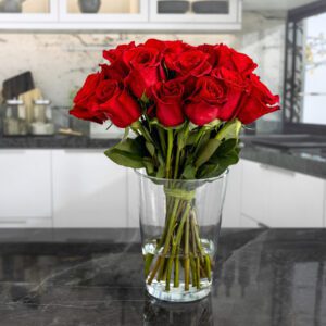 Wazon szklany 20cm VIDAR  Trend Glass - obrazek 2