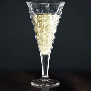 Kieliszki kryształowe do wina 6x250 ml GLACIER - obrazek 4