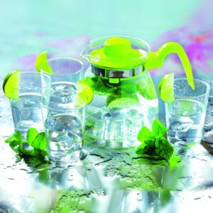 Zestaw do soku dzbanek + 4 szklanki termisil Sunny Set - obrazek 2