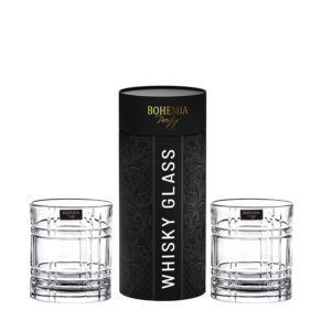 Zestaw do whisky 2 szklanki w tubie SEMPRE Bohemia - obrazek 1