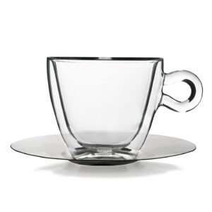 Filiżanki termiczne do kawy + spodek 2x165 ml Cappucino LUIGI BORMIOLI - obrazek 1