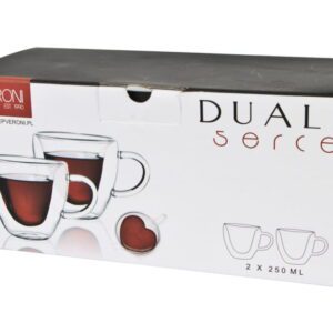 Filiżanki termiczne 2x250 ml DUALI SERCE - obrazek 4