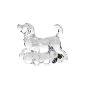 Kryształowa figurka 136 mm PIES - obrazek 1