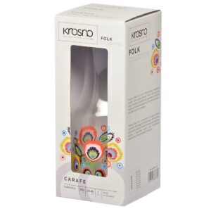 Karafka do wina wody 900 ml FOLK - obrazek 2