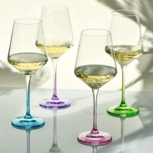 Kieliszki kolorowe do wina 4x390 AVANT-GARDE DECO - obrazek 4