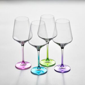 Kieliszki kolorowe do wina 4x390 AVANT-GARDE DECO - obrazek 3