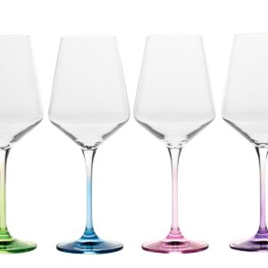 Kieliszki kolorowe do wina 4x390 AVANT-GARDE DECO - obrazek 1