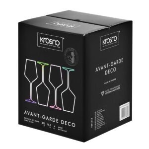 Kieliszki kolorowe do wina 4x390 AVANT-GARDE DECO - obrazek 5