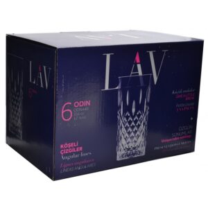 Szklanki 6x440 ml do napojów ODIN - obrazek 5