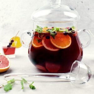 Chochelka nabierka szklana do zup i sosów Edwanex 30 cm - obrazek 2