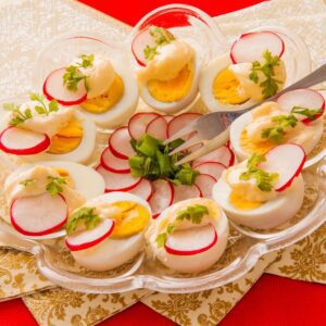 Talerz na jajka 21,5 cm JASŁO - obrazek 4