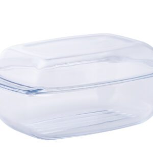 Naczynie 5,8 l żaroodporne prostokątne z pokrywą + keksówka Gratis - obrazek 2