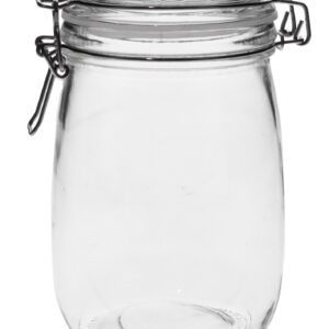 Pojemnik słoik szklany z zamknięciem klamra 1000 ml - obrazek 1