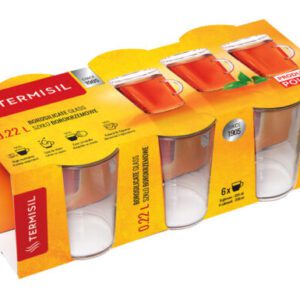 Szklanki żaroodporne 6x220 ml Stożek - obrazek 1
