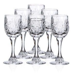 Kieliszki do wódki kryształowe 6x45 ml MŁYNEK - obrazek 4