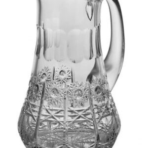 Dzbanek kryształowy do wody soku 1000 ml szlif MŁYNEK - obrazek 2