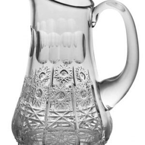 Dzbanek kryształowy do wody soku 1000 ml szlif MŁYNEK - obrazek 3