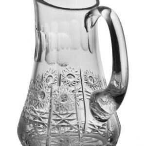 Dzbanek kryształowy do wody soku 1000 ml szlif MŁYNEK - obrazek 1