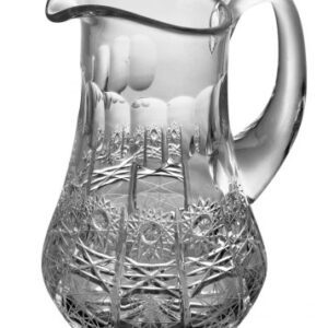 Dzbanek kryształowy do wody soku 1000 ml szlif MŁYNEK - obrazek 4