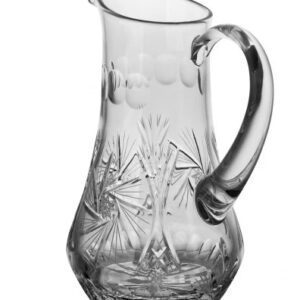 Dzbanek kryształowy do wody soku 1000 ml szlif MŁYNEK - obrazek 3