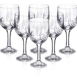 Kieliszki goblet kryształowe do wina 6x240 ml CEBULA - obrazek 1