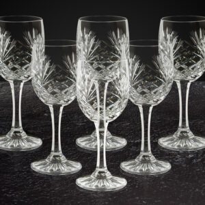 Kieliszki kryształowe do wina 6x170 ml ANANAS - obrazek 3