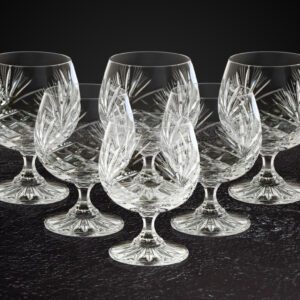 Kieliszki do koniaku kryształowe 6x170ml ANANAS - obrazek 3