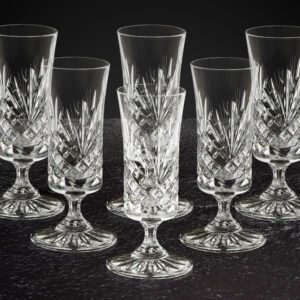 Kieliszki kryształowe do sherry 6x70 ml ANANAS - obrazek 3