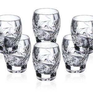 Kieliszki shot do wódki kryształowe 6x45 ml MŁYNEK - obrazek 1