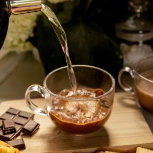 Kubek szklany filiżanka do kawy i herbaty 450 ml SmartHome - obrazek 3