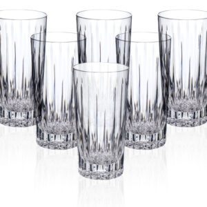 Szklanki long drink kryształowe 6x320 ml PROSTY - obrazek 1