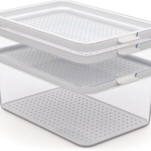 Zestaw 3 organizerów dużych do lodówki CAUMA 1,3l/2,60l/4,65l - obrazek 2