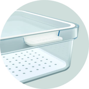 Zestaw 3 organizerów dużych do lodówki CAUMA 1,3l/2,60l/4,65l - obrazek 9