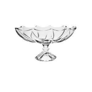 Misa owalna na nodze kryształowa 39 cm CALYPSO - obrazek 1