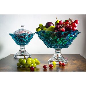 Misa na nodze kryształowa 30,5 cm SAMBA AQUAMARINE - obrazek 3