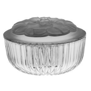 Bomboniera kryształowa 8 cm RÓŻA SZRONIONA - obrazek 1