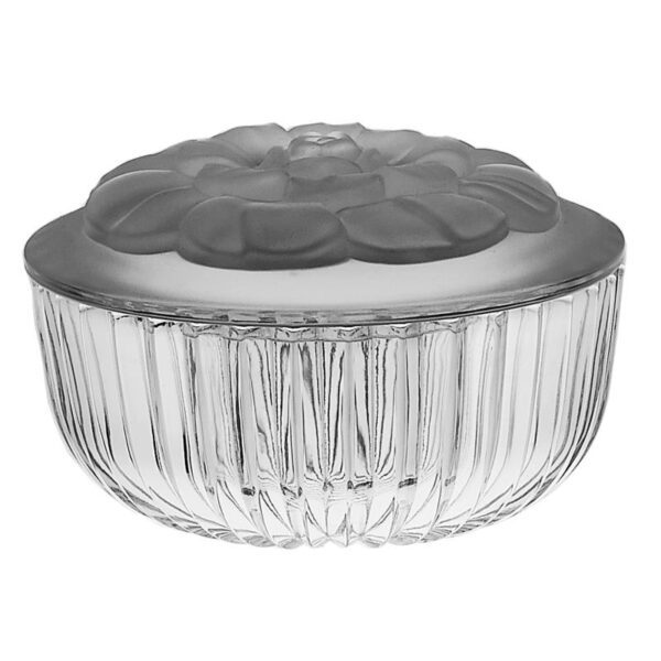 B-352712 bohemia-bomboniera-krysztal-kwiat-szroniony-80mm