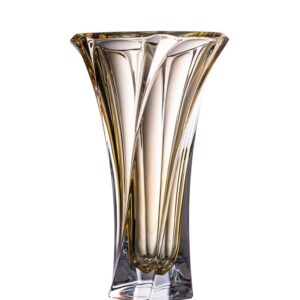 Wazon kryształowy 32 cm MOZART AMBER - obrazek 1