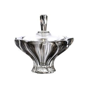 Bomboniera kryształowa 15 cm PLANTICA GREY - obrazek 1