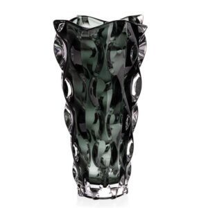 Wazon kryształowy 30,5 cm SAMBA GREY - obrazek 1