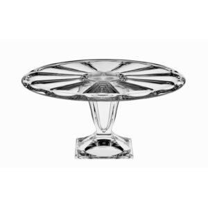 Patera kryształowa na nodze 34 cm PANEL - obrazek 1