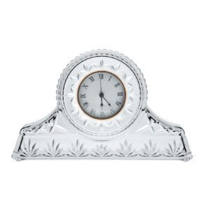 Zegar kryształowy kominkowy 37 cm Bohemia - obrazek 1