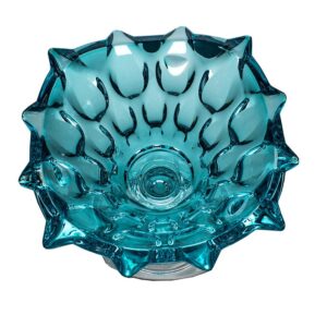 Bomboniera na nodze kryształowa 20,5 cm SAMBA AQUAMARINE - obrazek 4