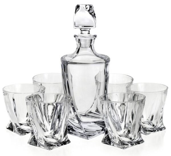 B-819314 Krysztalowy-zestaw-do-whisky-Bohemia-Quadro-6-1