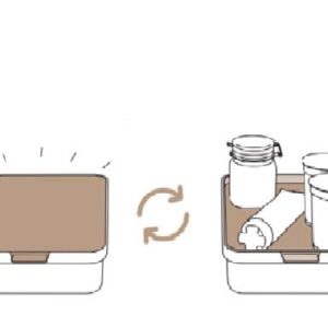 Zestaw 3 organizerów dużych do lodówki CAUMA 1,3l/2,60l/4,65l - obrazek 10