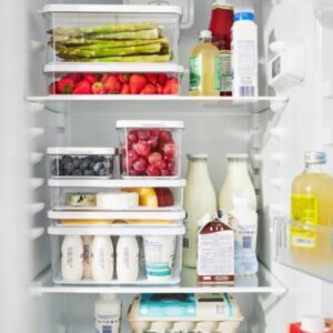 Zestaw 3 organizerów dużych do lodówki CAUMA 1,3l/2,60l/4,65l - obrazek 7