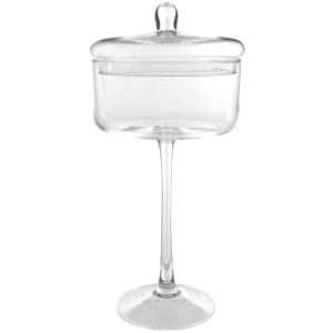 Bomboniera szklana na nodze Fi 17 cm H-35m - obrazek 1