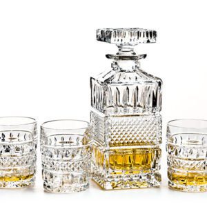 Kryształowy set do whisky 6x240 ml karafka 700 ml BRITTANY - obrazek 2