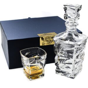 Komplet kryształowy do whisky 6x300 ml+karafka 490 ml WELLINGTON - obrazek 2